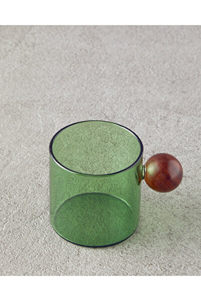 English Home Borosilicate Glass Mug Green