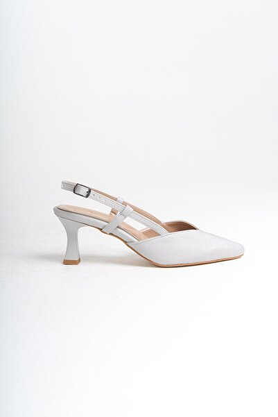 Modabuymus Βραδινό φόρεμα με ανοιχτή πλάτη MiniParis Silver Stiletto