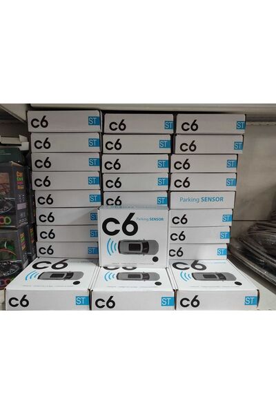 Genel Markalar Yüksek Kalite Park Sensörü - Park Sensör - Parking Sensor ( Ses Ikazlı ) Siyah Renk