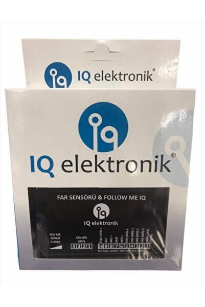 iq elektronik Far Sensörü & Follow Me 2in1 Akıllı Far Sensörü Modülü Iq