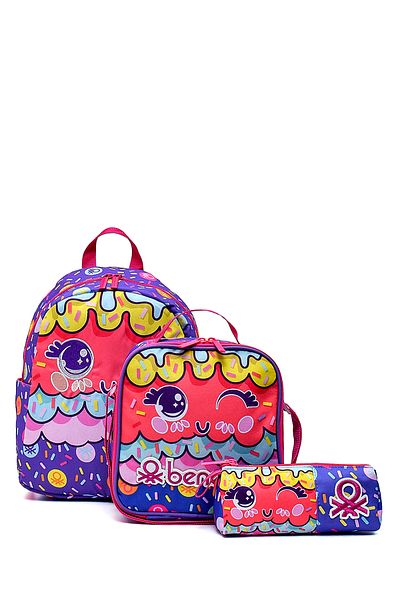United Colors of Benetton Set genți pentru grădiniță Benetton Unied Colors - BNT- 778183