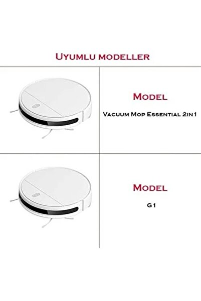 srfn ticaret Вакуумна метла Essential - комплект от 2 части: робот прахосмукачка и странична четка