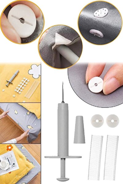 hipiylow Yorgan Kılıfı Sabitleme Seti Nevresim Klips Takımı Yatak Örtüsü Prat...