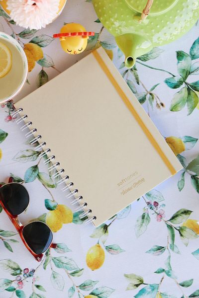 Victoria's Journals 90g 17x24 cm Spiral Notebook - 192 Sheets 96 Sheets Hard Cover
