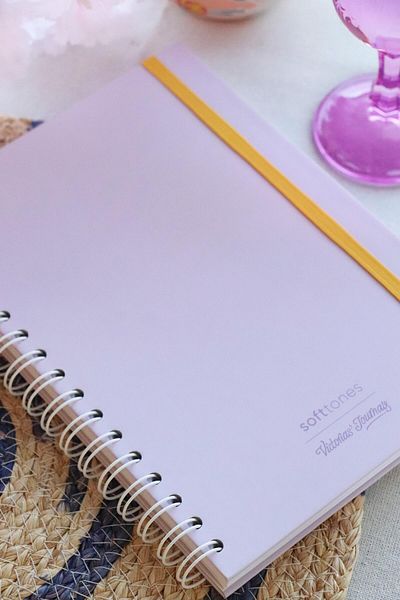Victoria's Journals 90g 17x24 cm Caiet cu spirală - 192 pagini 96 coli Copertă rigidă