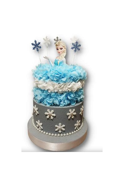 bizdenpastacılık Elsa Model Cake - 3Rd Model Frozen