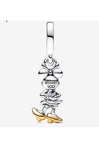 POSEİDONS JEWELLERY Disney 100. Yıl Dönümü Minnie Mouse Sallantılı Charm