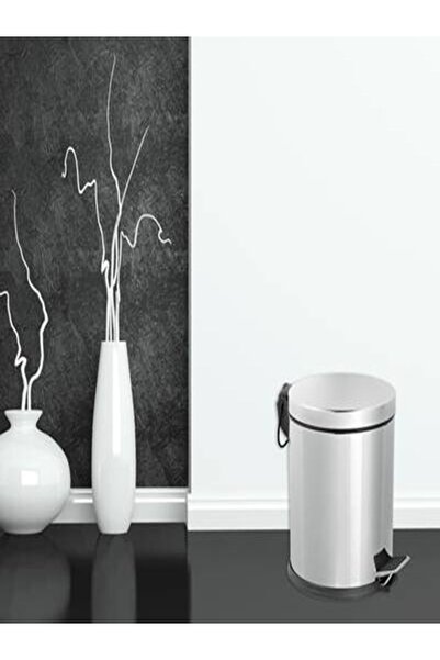 BySevil Elegant 3 Liter Stainless Steel Pedal Trash Can / Toilet Kitchen Bathroom Office Balcony