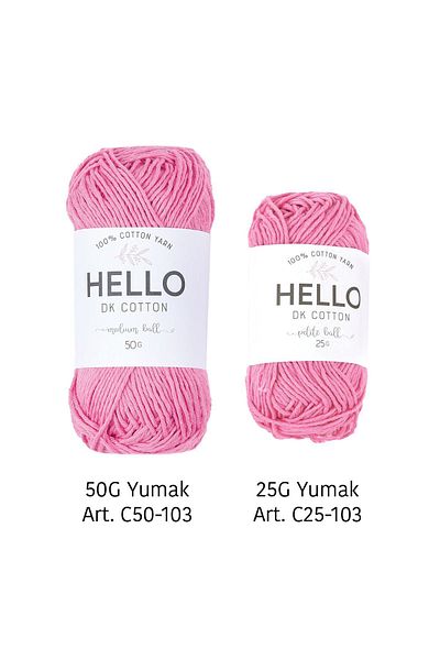 Tuva Yayıncılık Hello DK 100% Almota Yarn - 50 GR