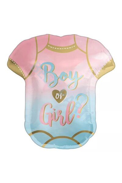 BEST PARTİ DOĞUM GÜNÜ PARTİ SÜSLERİ Boy Girl Dress Foil Balloon 62X55 cm