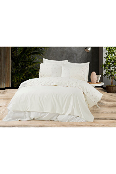 eco concept 6-комплект постільної білизни з рожевим вишиванням - весільний ко...