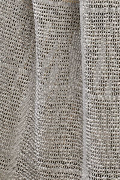 Salvia Dione 4 Seasons Gray-Orange Knitted 100% Cotton Baby Blanket - Children's Blanket