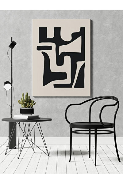 RUGSMODERN Kanvas Tablo Modern Geometrik Desenli Temalı Tablo