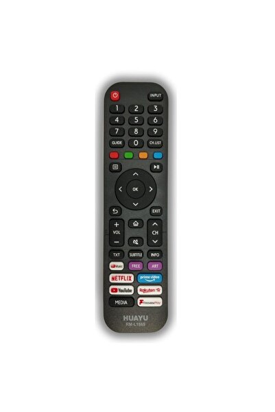 HUAYU Hisense Tv Kumandası Netflıx-prıme Vıdeo- Youtube Tuşlu Uyumlu Lcd-led ...