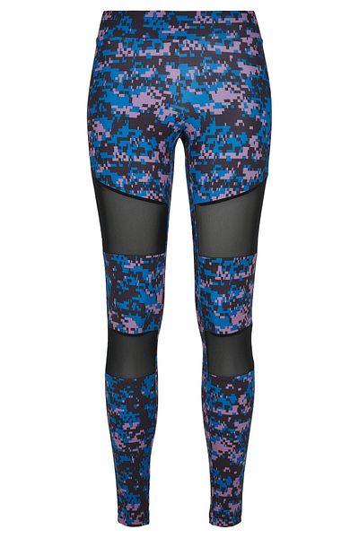 Urban Classics Damen Ladies Camo Tech Mesh Leggings