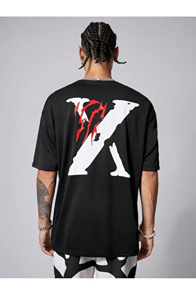 Hunors Sportswear & Company Ανδρικό μπλουζάκι Oversize - Μαύρο, Crew Neck, Be...