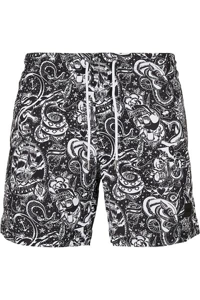 Urban Classics Herren Pattern Swim Shorts