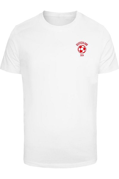 Mister Tee T-Shirt mit Fußball-Bär in Uni-Optik