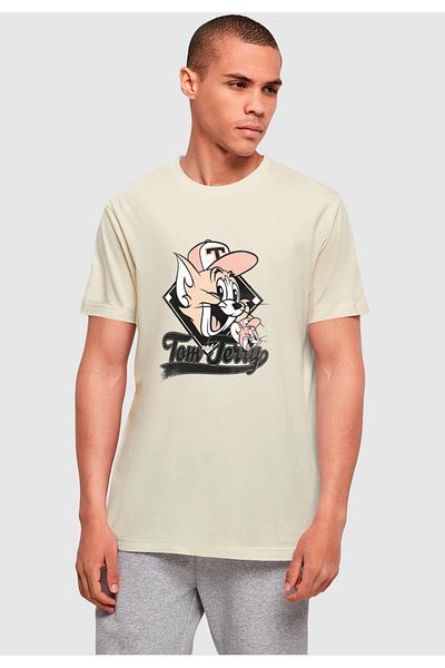 ABSOLUTE CULT Herren Tom und Jerry - Baseball Caps T-Shirt