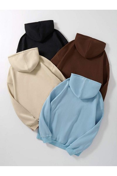 EYAX MODA Advantageous Pack of 4 - Unisex Comfortable Fit Sweatshirt