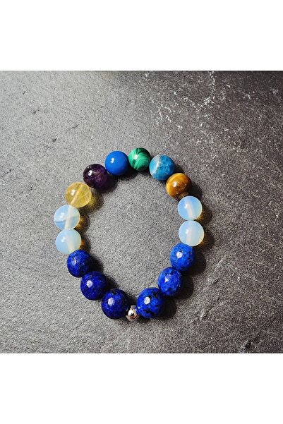 Şifa Köşesi Nazara Karşı Koruyan ve Vücut Direncini Arttıran  Doğal Taş Erkek Çocuk Bilekliği