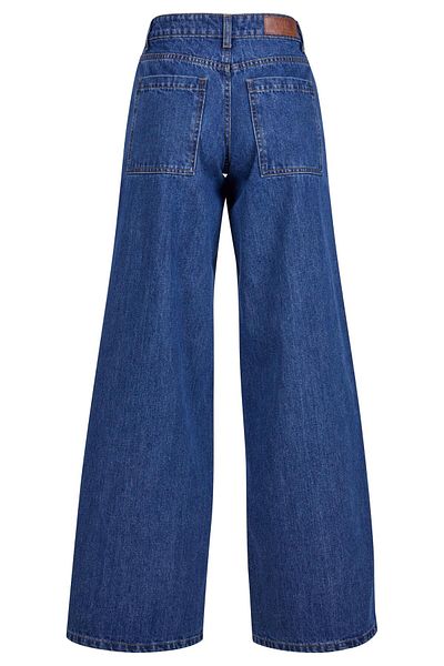 Urban Classics Damen Ladies Mid Waist Wide Denim