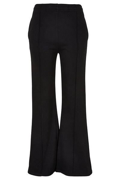 Urban Classics Damen Ladies Flared Pin Tuck Terry Pants
