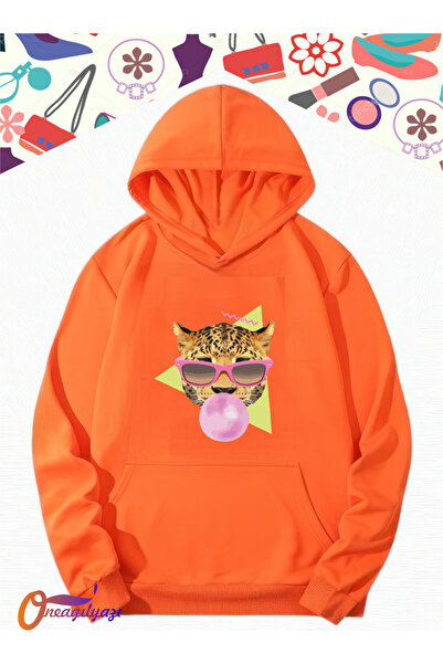 oneagılyazı Hanorac pentru damă - Design Gummy Tiger