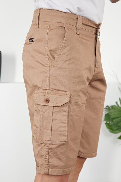 SEELENGLANZ Erkek Şort Kargo Cepli