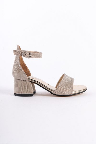 YILDIZ SHOES Gold Girl's Heeled Evening Shoes