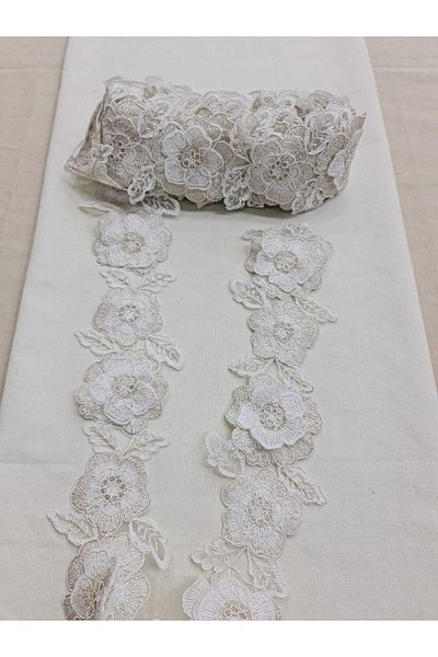 Esteks Dantel ve Tekstil Aksesuarları French Lace Guipure 3D
