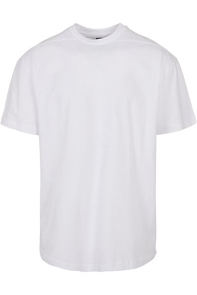 Urban Classics Herren T-Shirt aus recyceltem Material mit gebogener Schulterpartie