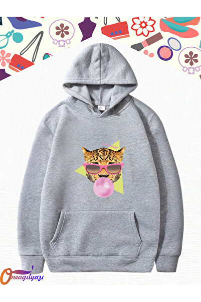 oneagılyazı Hanorac pentru damă - Design Gummy Tiger