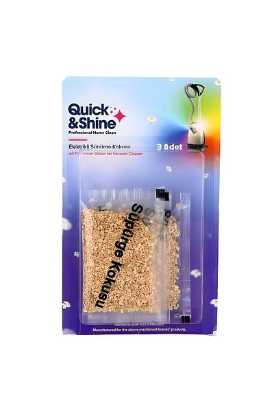 Quick&Shine 3 Pieces Vacuum Cleaner Scent