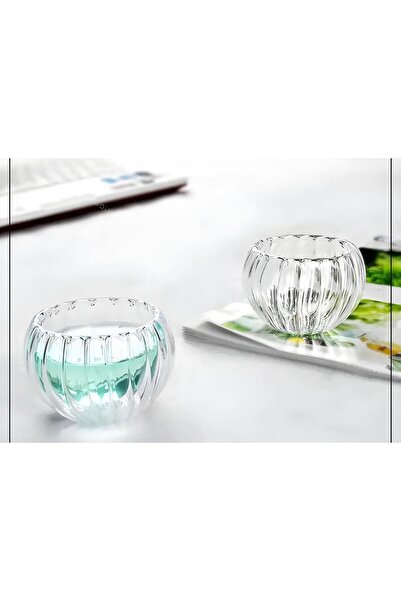 HİNESSA 6 ADET Çift Cidarlı Mini Sosluk Drajelik - Mini Lokumluk - Çerezlik K...