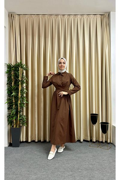 HB MODA COLLECTİON Κομψό φόρεμα με δεμένο