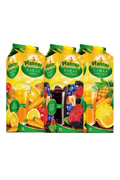 Pfanner Meyve Suyu - 3'lü Vitamin Paketi