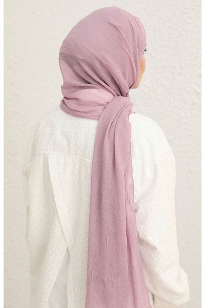 Mides scarf Σάλι λιλά μπαμπού κράσ