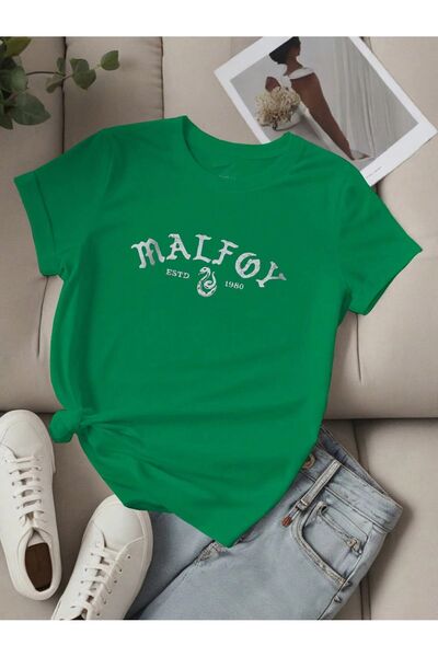 l'eivor Βαμβακερό μπλουζάκι με στάμπα Draco Malfoy