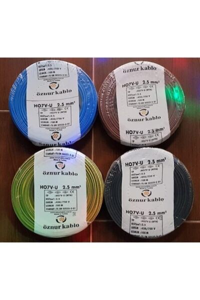 Genel Markalar 2,5 Nya Kablo Siyah 100 Metre