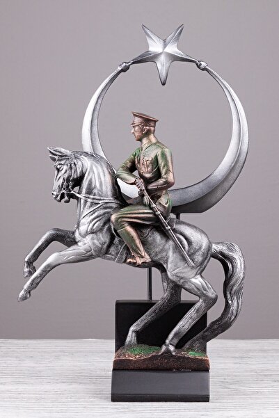 Gift Garden Dekoratif Atatürk At üzerinde Ayyıldız biblo Özel tasarım