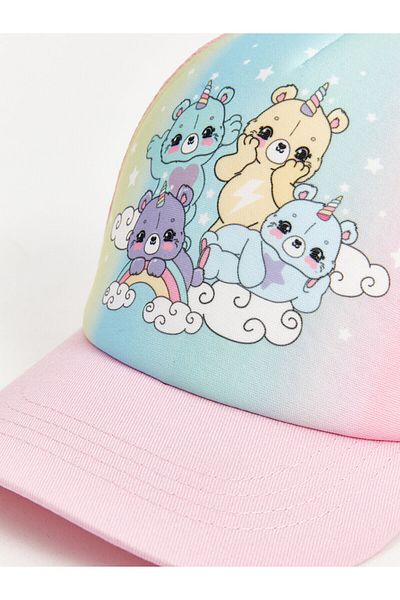 LC Waikiki LCW Girl Teddy Bear Printed Cap Hat