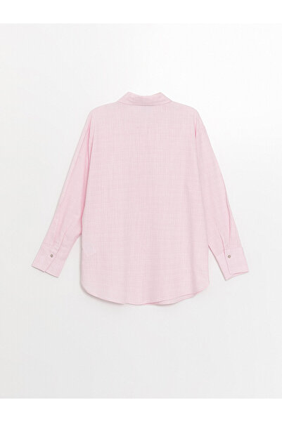 LC Waikiki LCW Oversize női ing - tömör hosszú ujjú