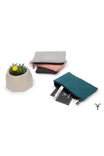 Aftaries Stylish Handmade Corduroy Hand Wallet, Coin Purse