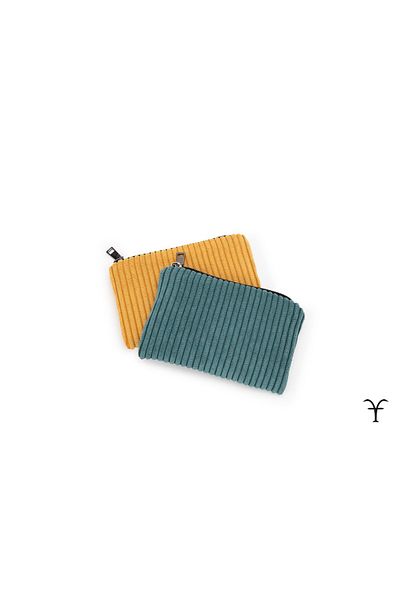 Aftaries Stylish Handmade Corduroy Hand Wallet, Coin Purse