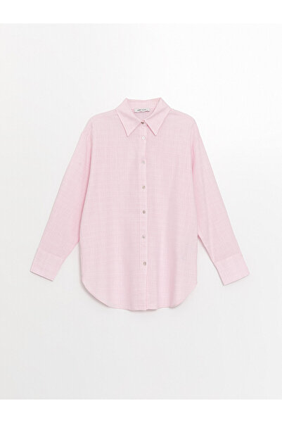 LC Waikiki LCW Oversize női ing - tömör hosszú ujjú