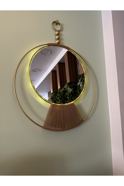 MetaQuartz Aksesuar Büyük Boy Gold Ledli Sayra Serisi , Modern Dekoratif Meta...