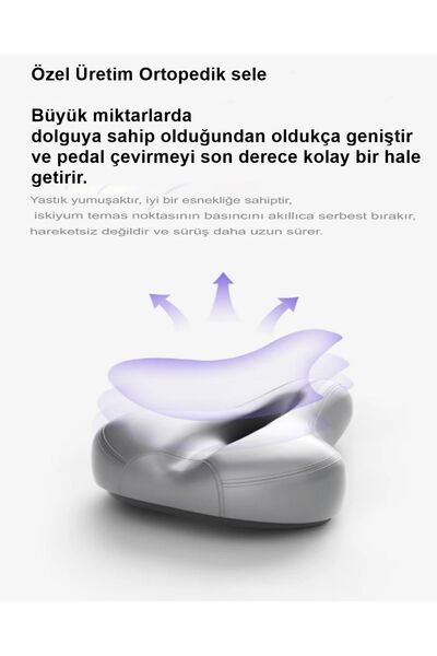 POBO Yeni Nesil Beyaz Koşu Kondisyon Bisikleti Egzersiz Ev Koşu Bisikleti Spin Bike Dikey