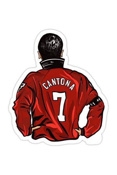 MegaSticker Autocolant Cantona 14x12 Cm - Mașină, Motocicletă, Cască, Laptop, Sticlă