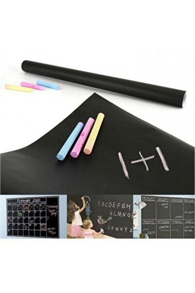 Genel Markalar Büyük Boy Yapışkanlı Kara Tahta Sticker Blackboard